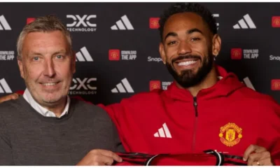 Matheus Cunha of Brazil in action against Julian Alvarez of Argentina during FIFA 2026 World Cup Qualifier.