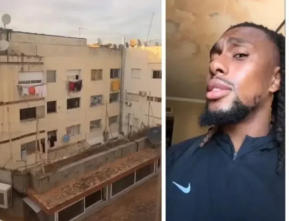 Alex Iwobi reacts to poor hotel facilities of the Super Eagles in Morocco