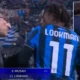 Ademola Lookman and Ivan Juric arguing on the touchline during Atalanta’s Champions League win over Marseille