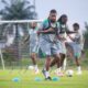 Alex Iwobi with Super Eagles squad training in Morocco ahead of World Cup playoffs