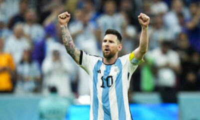 Argentina defender Nicolas Tagliafico during a press conference reflecting on Lionel Messi’s legacy and Argentina’s World Cup ambitions.