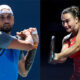 Aryna Sabalenka and Nick Kyrgios face off in Battle of the Sexes exhibition match in Dubai