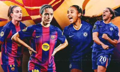 Chelsea Women preparing to face Barcelona at Stamford Bridge in the Champions League