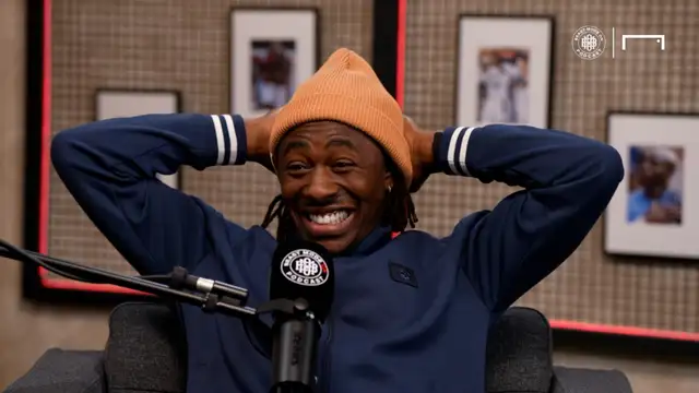 Eberechi Eze and Marcus Rashford in England national team training session