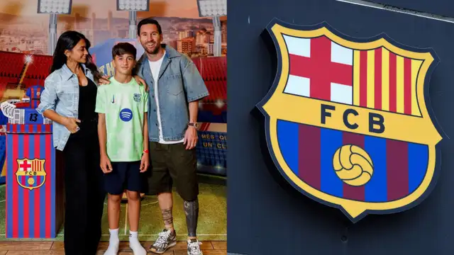 Lionel Messi and Antonela Roccuzzo celebrate son Thiago Messi’s 13th birthday with Barcelona-themed decorations