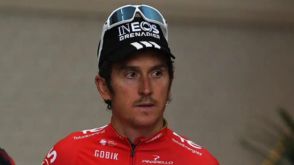 Geraint Thomas at Ineos Grenadiers press conference announcing new role