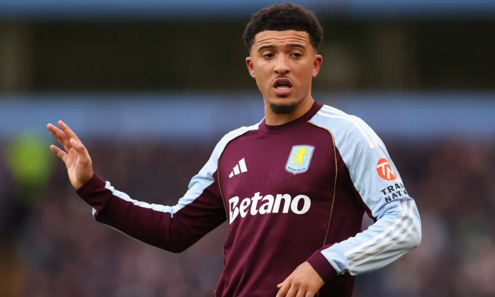 Jadon Sancho In Transfer Talks With Turkish Clubs After Struggles At Aston Villa
