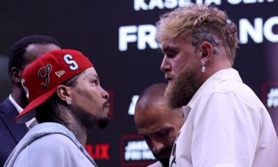 Jake Paul and Gervonta Davis face-off before cancelled Netflix fight