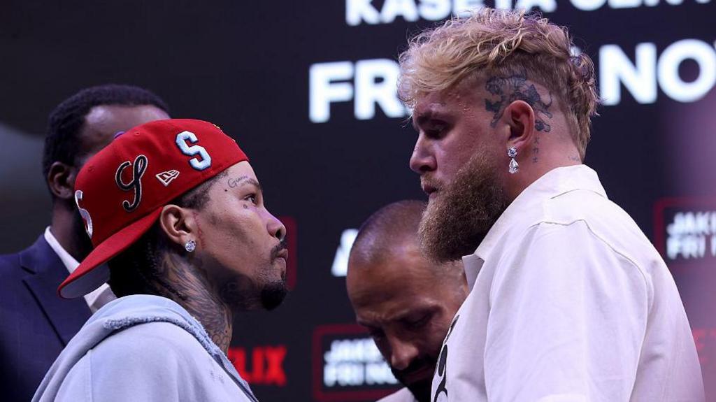 Jake Paul and Gervonta Davis face-off before cancelled Netflix fight
