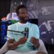 John Mikel Obi speaking passionately during a podcast recording.