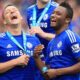 John Terry and John Obi Mikel during Chelsea training under Roman Abramovich era