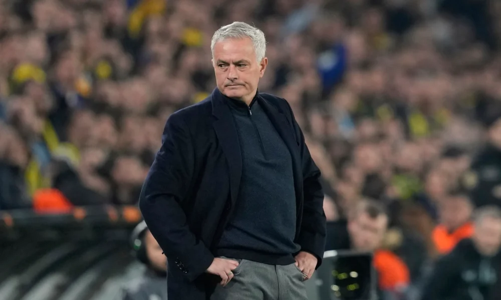 Jose Mourinho during his time as Fenerbahce head coach in Istanbul