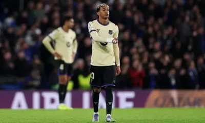 Lamine Yamal looking frustrated during Barcelona’s Champions League defeat to Chelsea.