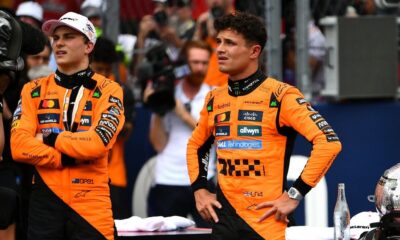 Lando Norris and Oscar Piastri battle for the Formula 1 drivers' championship lead