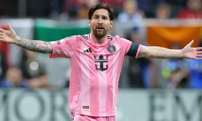 Lionel Messi playing for Inter Miami in MLS action