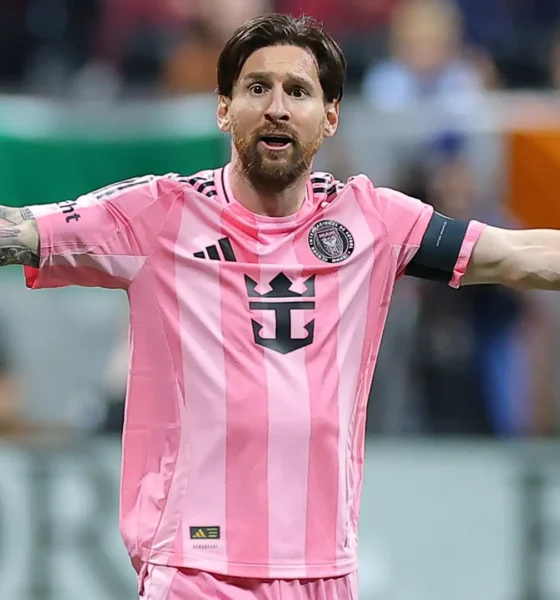 Lionel Messi playing for Inter Miami in MLS action