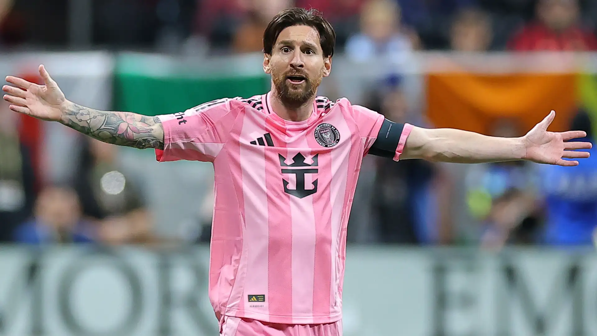 Lionel Messi playing for Inter Miami in MLS action