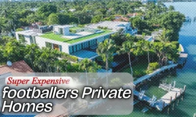 Luxury footballer mansions featuring Cristiano Ronaldo, Lionel Messi, and David Beckham homes 2025