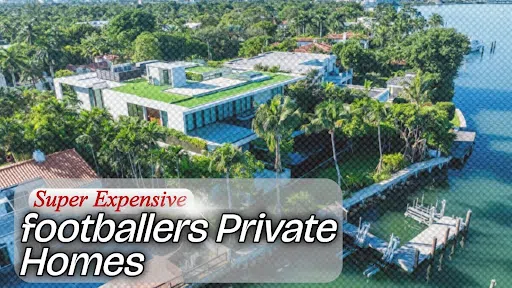 Luxury footballer mansions featuring Cristiano Ronaldo, Lionel Messi, and David Beckham homes 2025