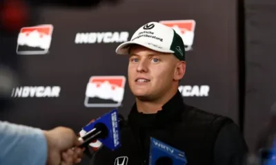 Mick Schumacher in IndyCar Racing Gear With Rahal Letterman Lanigan Racing
