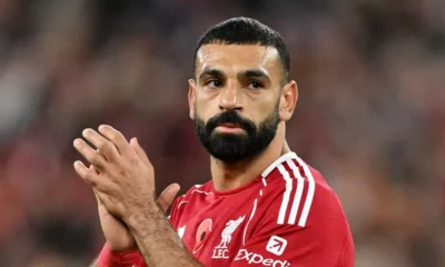 Mohamed Salah in action for Liverpool, potential transfer speculation