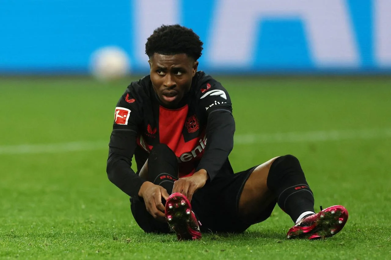Nathan Tella Training With Bayer Leverkusen After Knee Injury Recovery