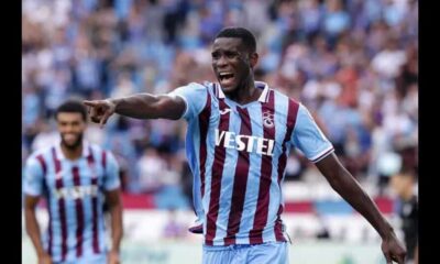 Paul Onuachu in action for Trabzonspor