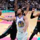 Stephen Curry scores against San Antonio Spurs as Golden State Warriors break home win streak
