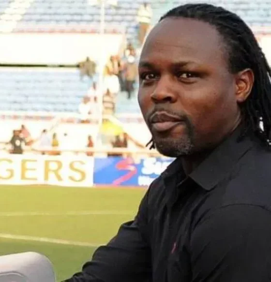 Victor Ikpeba analyzing Nigeria vs DR Congo World Cup playoff match.