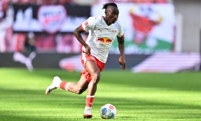 Yan Diomande RB Leipzig teenage football star in Bundesliga