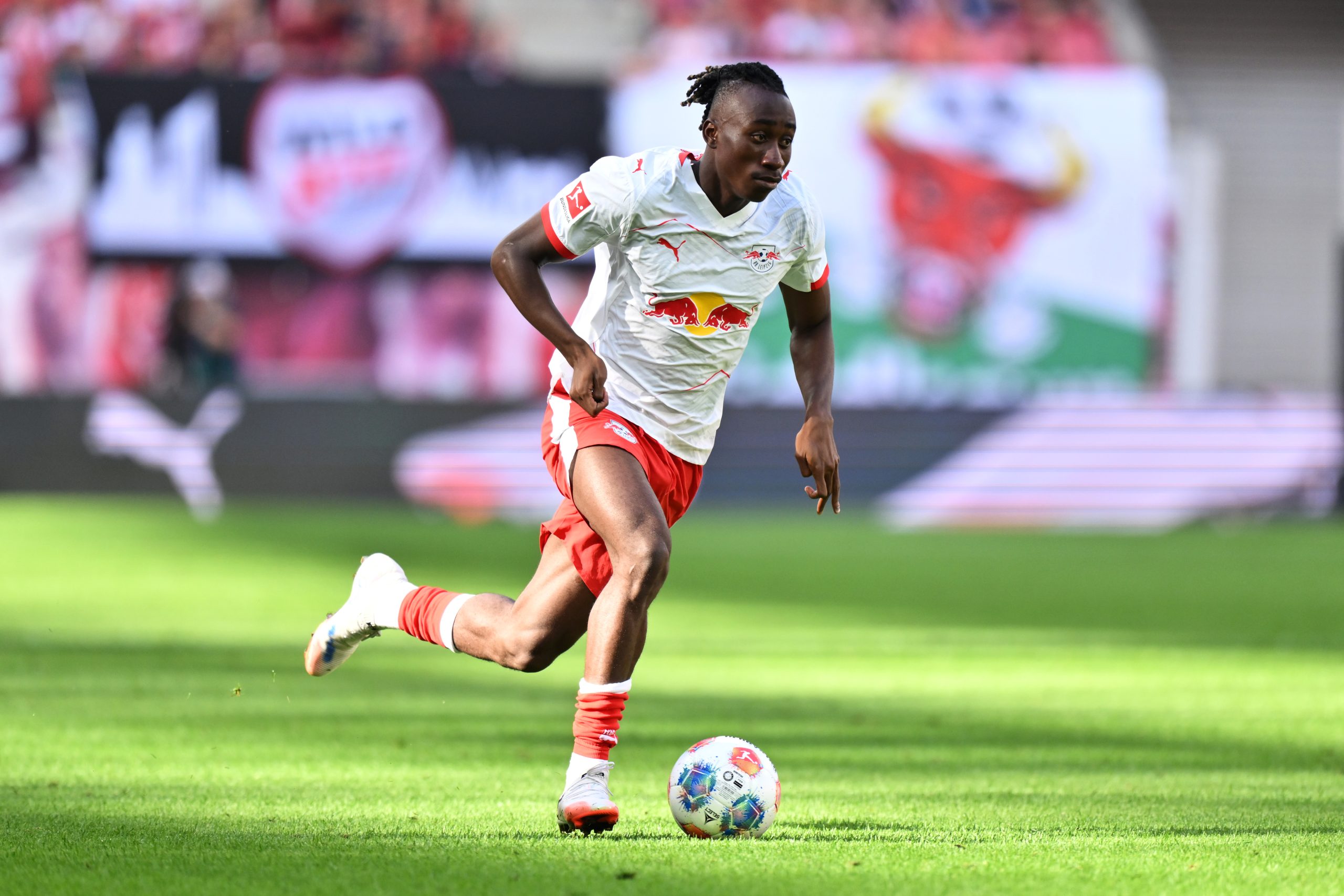 Yan Diomande RB Leipzig teenage football star in Bundesliga