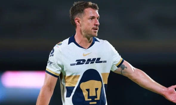 Aaron Ramsey during his time with Liga MX side Pumas