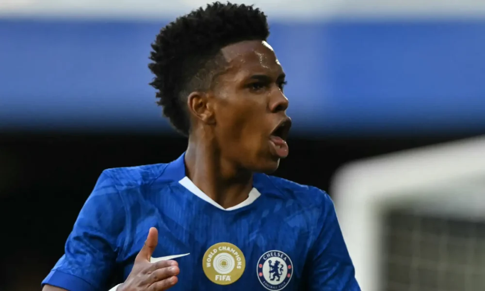 Chelsea Wonderkid Estevao Willian During Carabao Cup Action