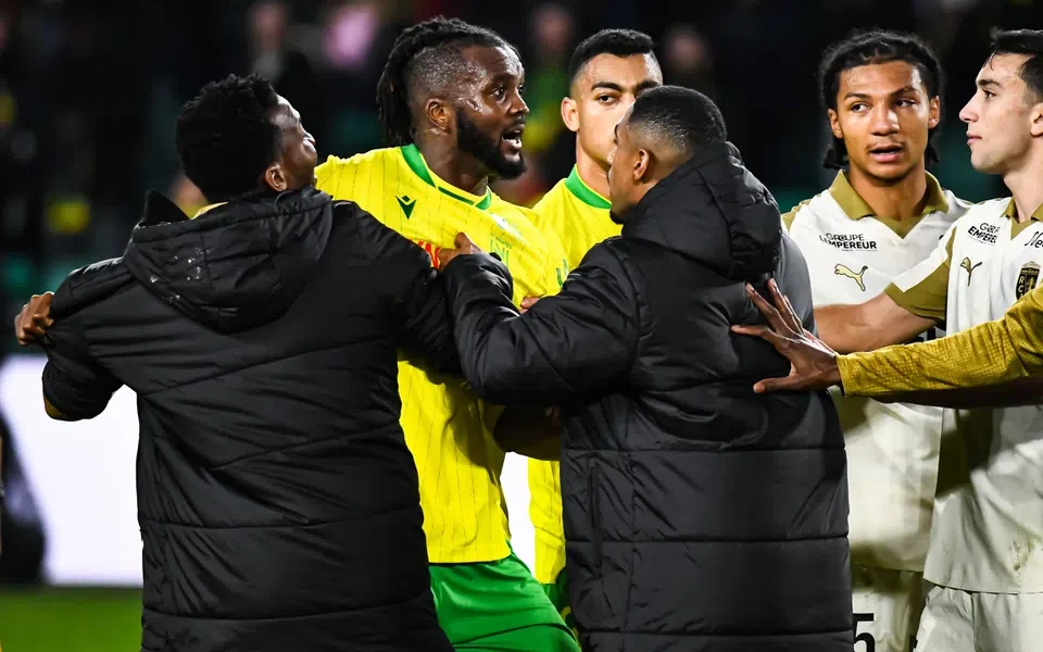 Chidozie Awaziem training with the Super Eagles ahead of AFCON 2025 in Morocco