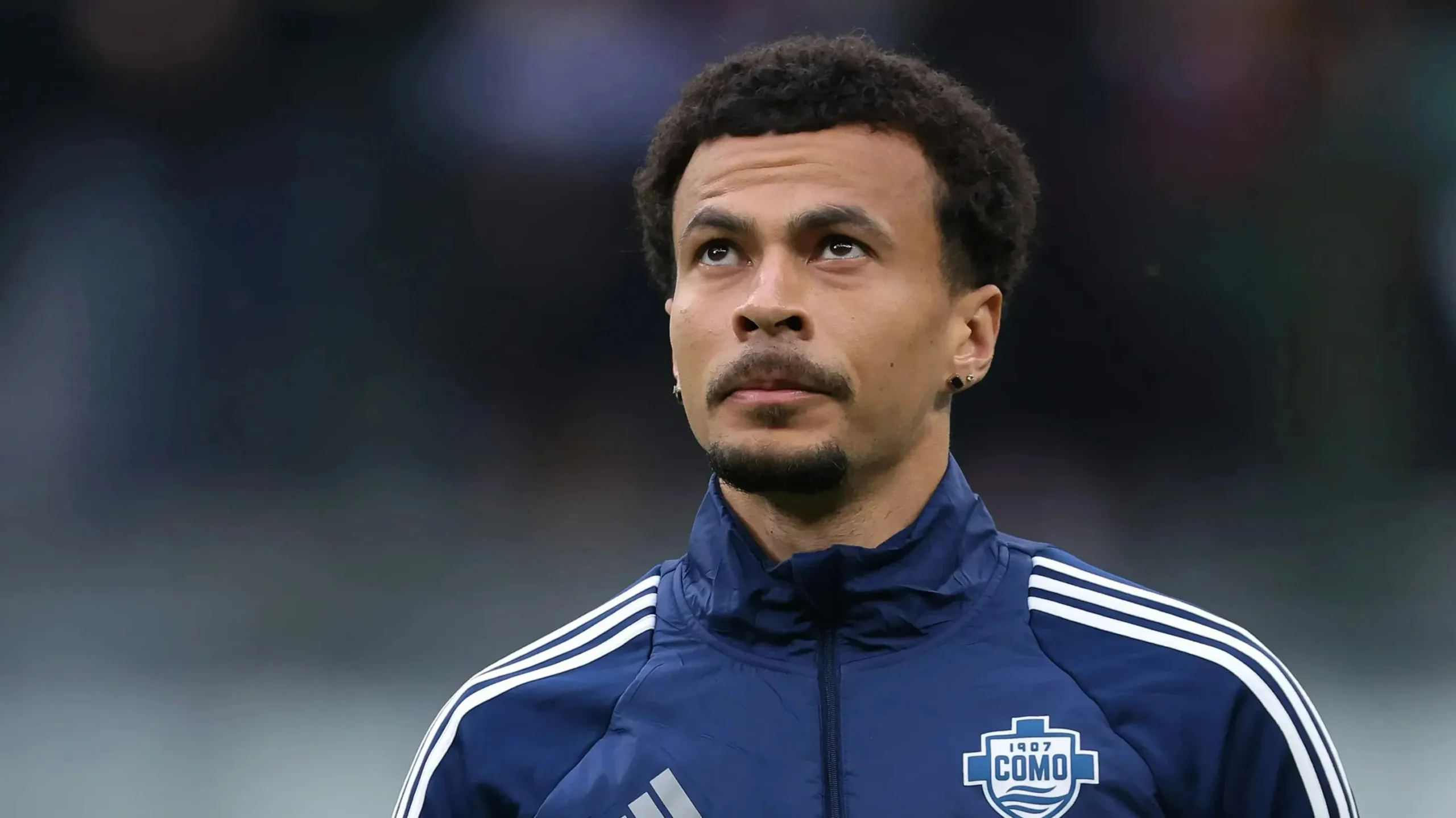 Dele Alli looking dejected during his time at Como after limited appearances.