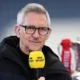 Gary Lineker speaking at an event after signing Netflix World Cup podcast deal.