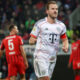 Harry Kane celebrating after scoring for Bayern Munich in Bundesliga match against Heidenheim