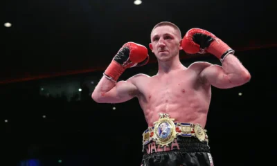 Jazza Dickens Celebrates Becoming WBA Super-Featherweight Champion