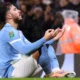 Rayan Cherki Celebrates Goal For Manchester City Against Brentford In EFL Cup