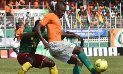 Salomon Kalou speaking during an AFCON 2025 media event.