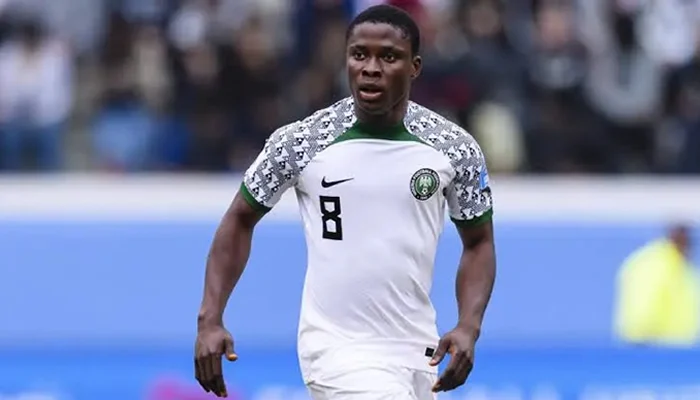 Tochukwu Nnadi Celebrating First Super Eagles Call-Up Ahead Of AFCON 2025