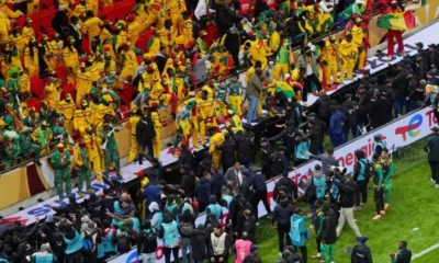 AFCON 2025 final crowd disorder Prince Moulay Abdellah Stadium Rabat