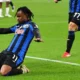 Ademola Lookman in action for Atalanta during a Serie A match