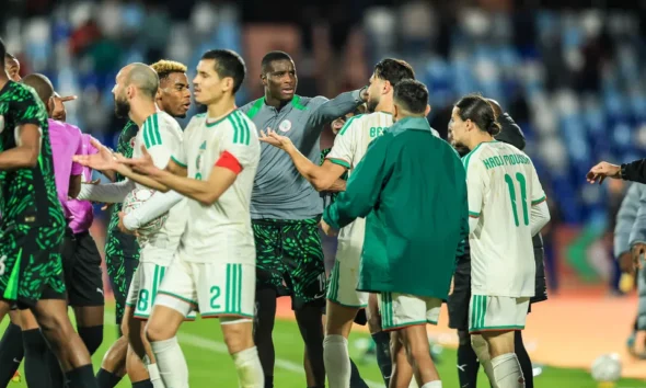 CAF officials reviewing AFCON 2025 quarter-final match footage