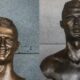 Cristiano Ronaldo bronze statue outside the CR7 Museum in Funchal, Madeira