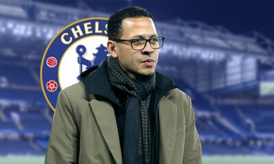 Liam Rosenior during a football match as Chelsea confirm him as new head coach
