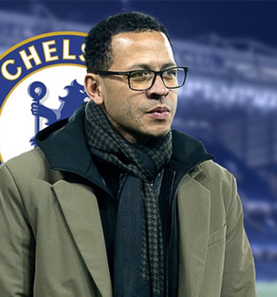 Liam Rosenior during a football match as Chelsea confirm him as new head coach