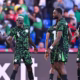 Super Eagles celebrating victory over Algeria at AFCON 2025