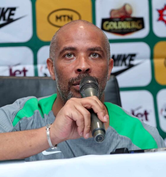 Super Eagles head coach Eric Chelle during AFCON 2025 press conference