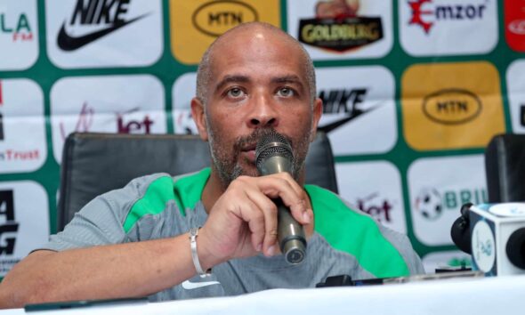 Super Eagles head coach Eric Chelle during AFCON 2025 press conference